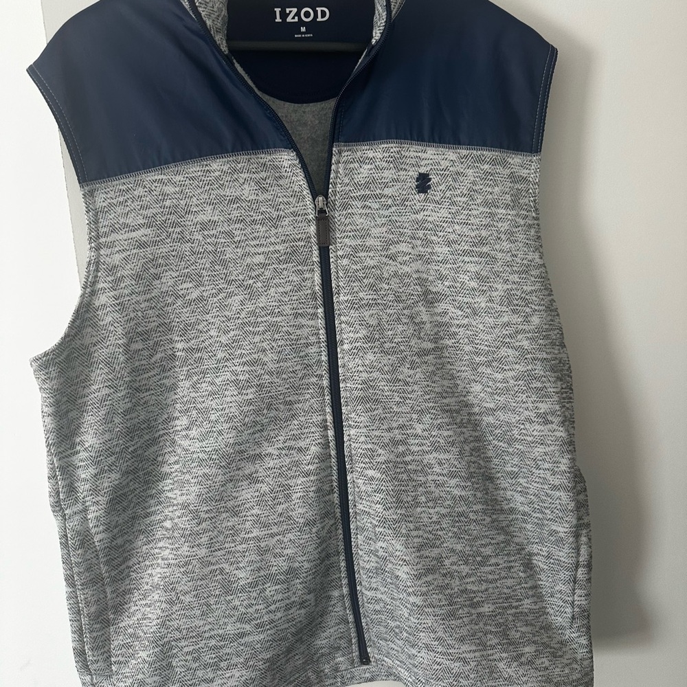 Izod Navy and Gray Vest